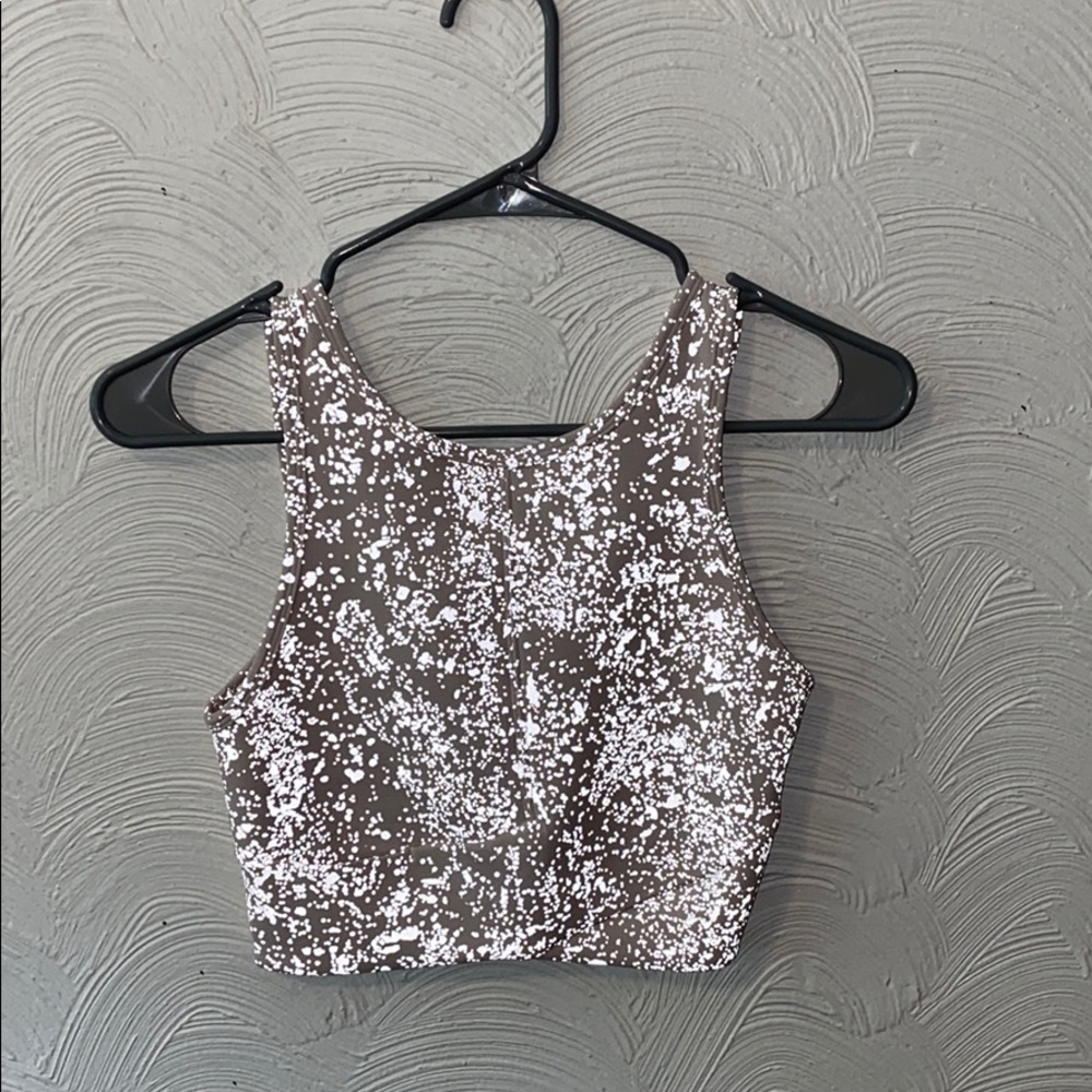 Reflective Crop Top